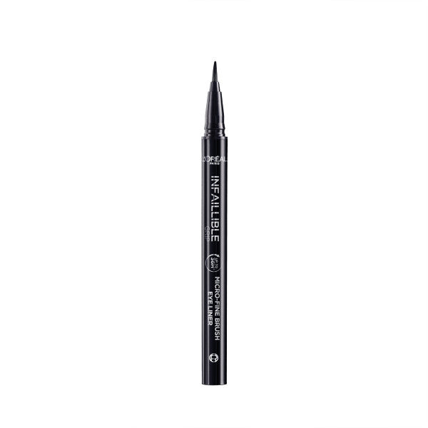 L'Oreal Paris Infaillible 36h Grip Micro-Fine Brush Eyeliner wodoodporny eyeliner w pisaku 01 Obsidian Black 0.4g