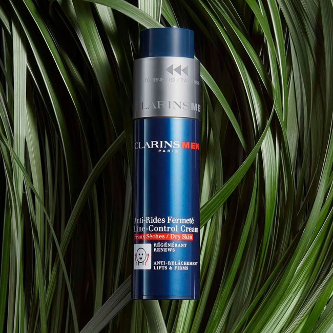 Clarins Men Line-Control Cream przeciwzmarszczkowy krem do twarzy do skóry suchej 50ml