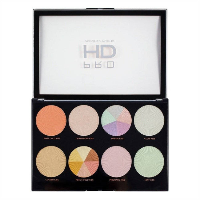 Makeup Revolution Pro HD Glow Getter Palette paleta rozświetlaczy do twarzy 32g