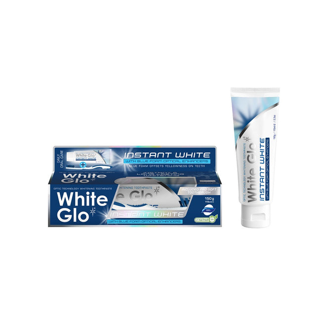 White Glo Instant White Toothpaste wybielająca pasta do zębów 150g/115ml + szczoteczka