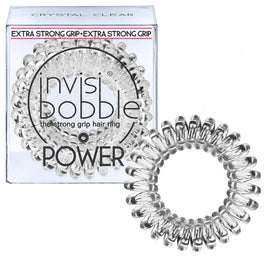 Invisibobble Power gumki do włosów Crystal Clear 3szt