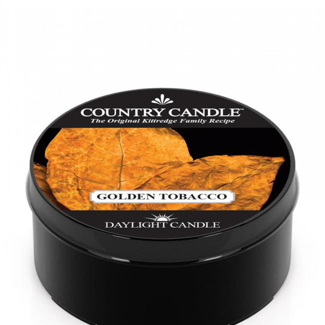 Country Candle Daylight świeczka zapachowa Golden Tobacco 35g