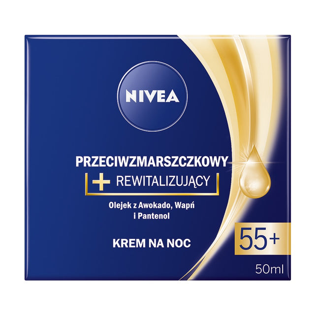 Nivea Zestaw Przeciwzmarszczkowy+Rewitalizujący krem na dzień 55+ 50ml + krem na noc 55+ 50ml