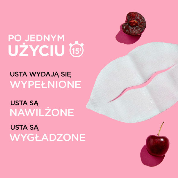 Garnier Skin Naturals wypełniająca maska do ust na tkaninie 5g
