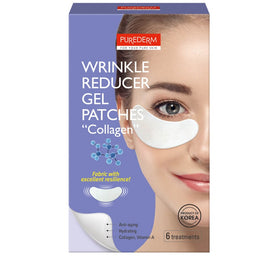 Purederm Wrinkle Reducer Gel Patches żelowe płatki pod oczy Kolagen 6szt.