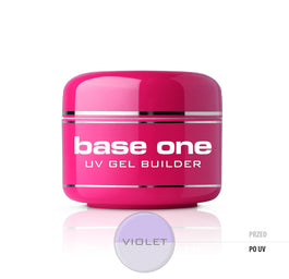 Silcare Gel Base One żel budujący do paznokci Violet 15g