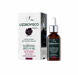 UZDROVISCO Czarny Tulipan roślinnie aktywne serum przeciwzmarszczkowe 30ml