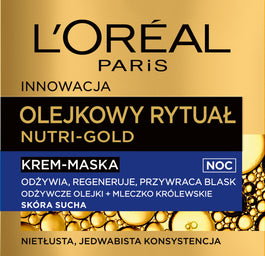 L'Oreal Paris Nutri-Gold Olejkowy Rytuał krem-maska na noc 50ml