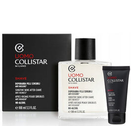 Collistar Zestaw Sensitive Skins After-Shave emulsja po goleniu do skóry wrażliwej 100ml + Toning Shower Gel tonizujący żel pod prysznic 30ml