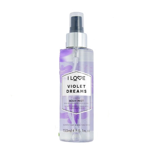I Love Scented Body Mist odświeżająca mgiełka do ciała Violet Dreams 150ml
