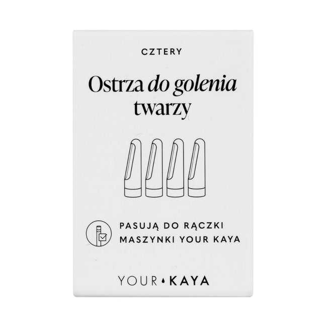 Your Kaya Wymienne ostrza do golenia twarzy 4szt.