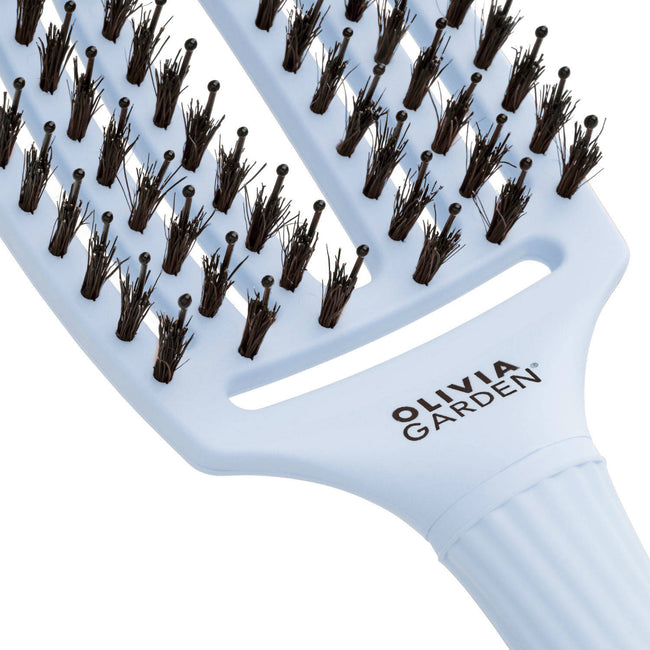 Olivia Garden Fingerbrush Bloom szczotka do włosów z włosiem dzika Bluestar