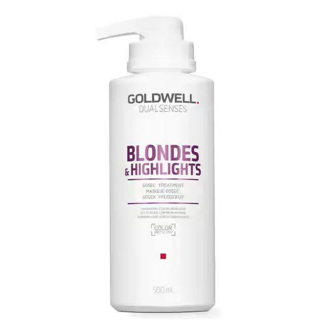 Goldwell Dualsenses Blondes&Highlights 60sec Treatment 60-sekundowa kuracja dla włosów blond i z pasemkami 500ml