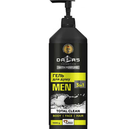 Dalas Men żel pod prysznic 3w1 Total Clean 1000g