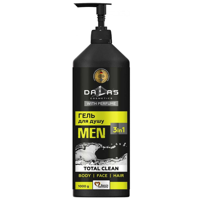 Dalas Men żel pod prysznic 3w1 Total Clean 1000g