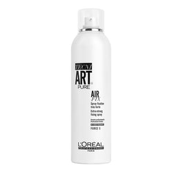 L'Oreal Professionnel Tecni Art Pure Air Fix Spray bezzapachowy supermocno utrwalający lakier do włosów Force 5 400ml
