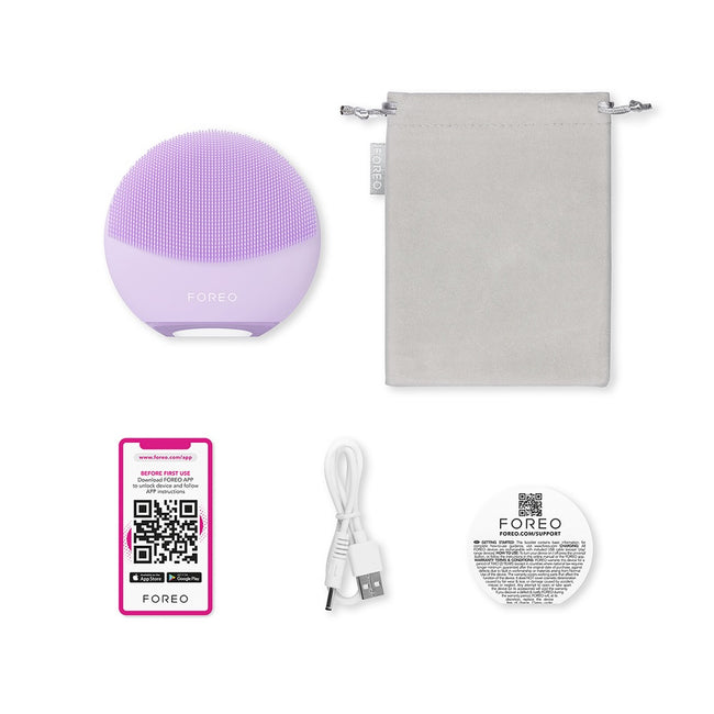 Foreo Luna 4 Mini szczoteczka do oczyszczania twarzy Lavender