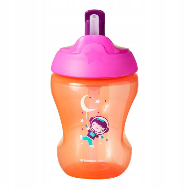 Tommee Tippee Straw Cup kubek niekapek ze słomką 7m+ Girl 230ml