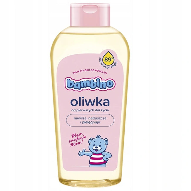 Bambino Oliwka z witaminą F nawilżająca natłuszczająca i pielęgnująca 300ml