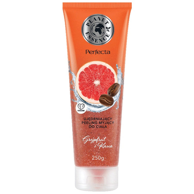Perfecta Planet Essence ujędrniający peeling myjący do ciała Grejpfrut i Kawa 250ml