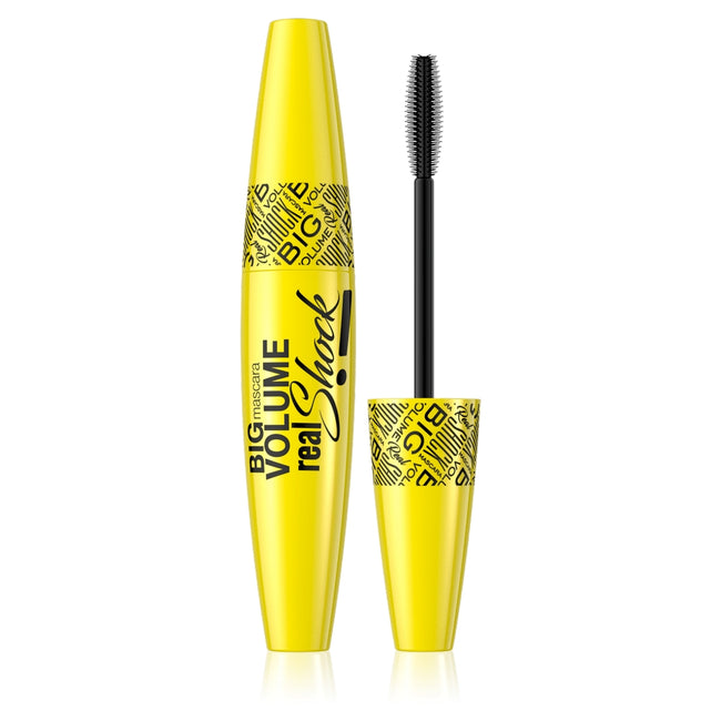Eveline Cosmetics Big Volume Real Schock! Mascara tusz zwiększający objętość rzęs Black 10ml