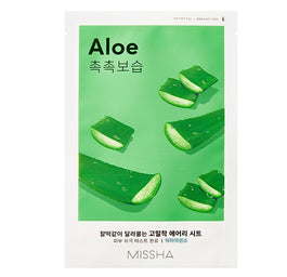 Missha Airy Fit Sheet Mask nawilżająco-uelastyczniająca maseczka w płachcie z aloesem Aloe 19ml