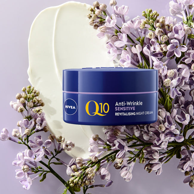 Nivea Q10 Ukojenie przeciwzmarszczkowy łagodzący krem na noc 50ml