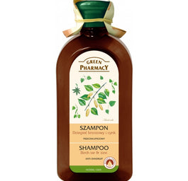 Green Pharmacy Anti-dandruff Shampoo szampon przeciwłupieżowy Dziegieć Brzozowy i Cynk 350ml