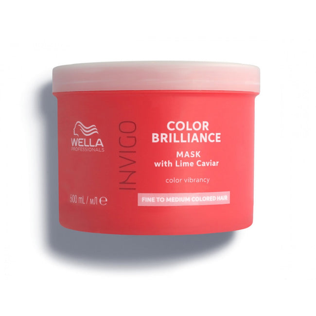 Wella Professionals Invigo Color Brilliance Mask maska do włosów cienkich i normalnych uwydatniająca kolor 500ml