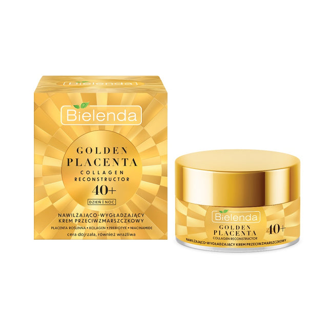 Bielenda Golden Placenta 40+ nawilżająco-wygładzający krem przeciwzmarszczkowy 50ml