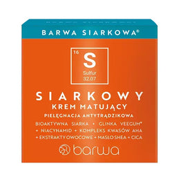 Barwa Siarkowy krem matujący 50ml