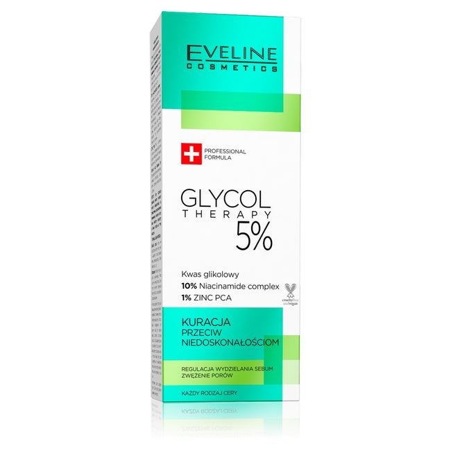 Eveline Cosmetics Glycol Therapy kuracja przeciw niedoskonałościom 5% 18ml