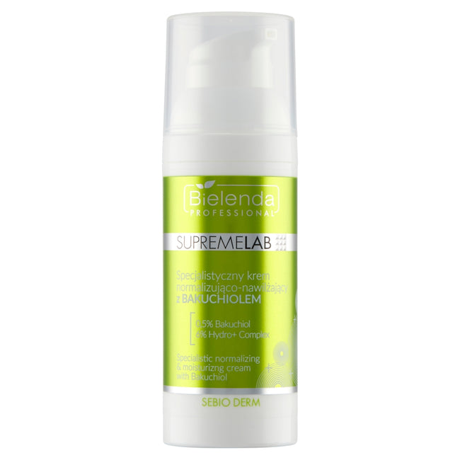 Bielenda Professional SupremeLab Sebio Derm specjalistyczny krem normalizująco-nawilżający z bakuchiolem 50ml