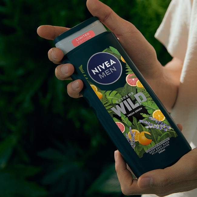 Nivea Men Extreme Wild żel pod prysznic Fresh Green 500ml