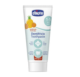 Chicco Toothpaste Pasta do zębów z fluorem 1000ppm o smaku wieloowocowym 1-5l 50ml