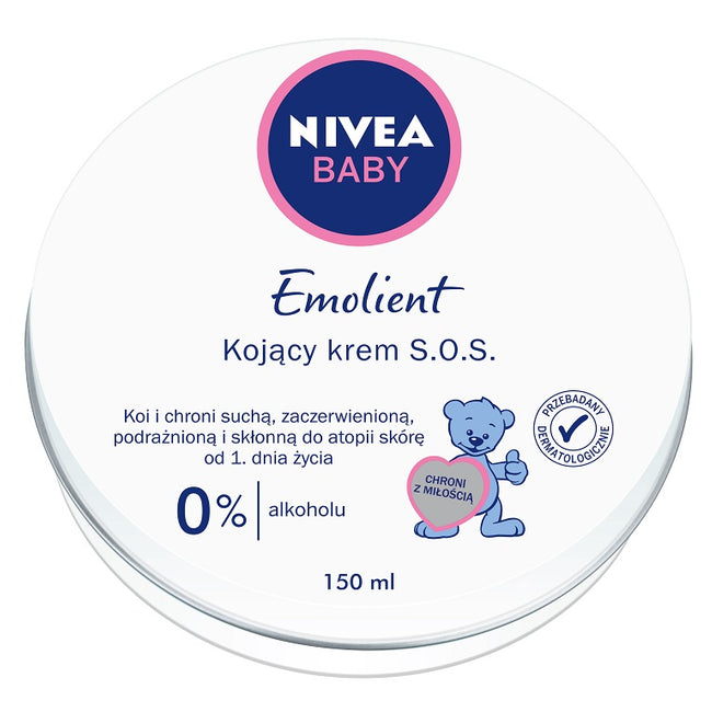 Nivea Baby Emolient kojący krem S.O.S dla dzieci 150ml