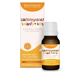 Doctor Life Laktoferyna bLF Infants + Kids 100mg suplement diety w kroplach 10ml