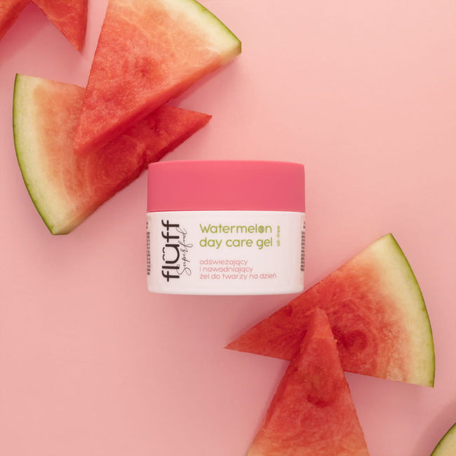 Fluff Watermelon Day Care Gel odświeżający i nawadniający żel do twarzy na dzień Arbuz 50ml