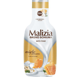 Malizia Bath Foam płyn do kąpieli Miód i Imbir 1000ml