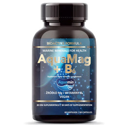 Intenson AquaMag + B6 naturalny magnez suplement diety 60 kapsułek