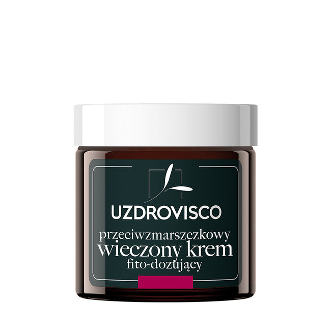 UZDROVISCO Przeciwzmarszczkowy wieczorny krem fito-dozujący 50ml