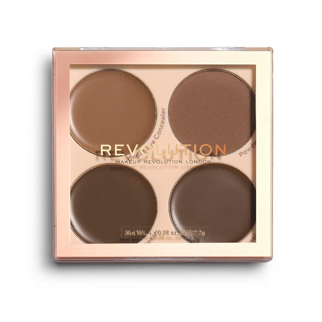 Makeup Revolution Matte Base Concealer Kit paleta korektorów pod oczy C13-C16 8.8g