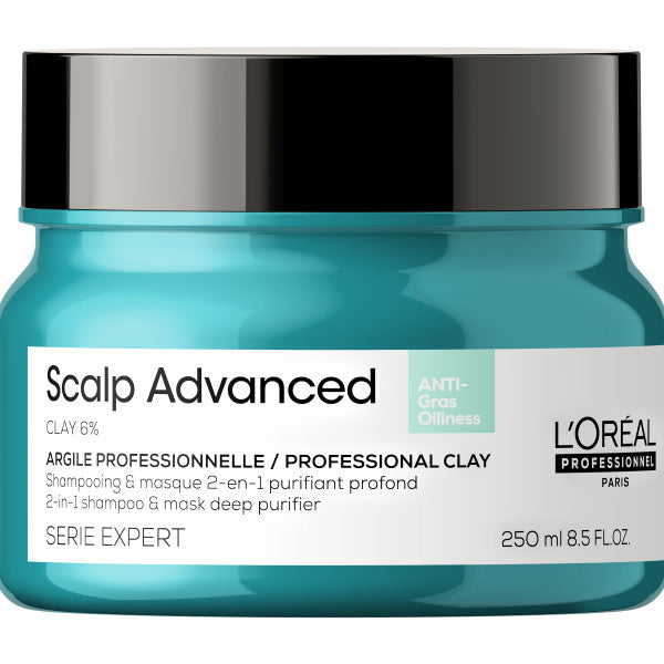 L'Oreal Professionnel Serie Expert Scalp Advanced 2-in-1 Deep Purifier Clay maska oczyszczająca z glinką 2w1 250ml