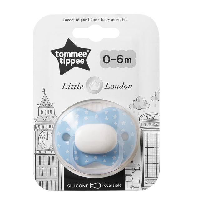 Tommee Tippee Little London smoczek uspokajający 0-6m Boy