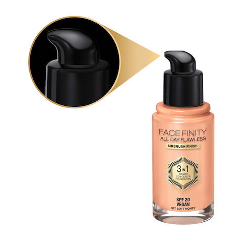 Max Factor Facefinity All Day Flawless 3w1 kryjący podkład w płynie N77 Soft Honey 30ml