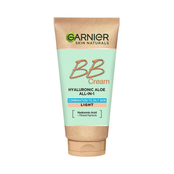 Garnier Hyaluronic Aloe All-In-1 BB Cream nawilżający krem BB dla skóry tłustej i mieszanej Jasny 50ml