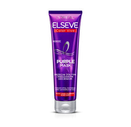 L'Oreal Paris Elseve Color-Vive Purple Mask maska do włosów przeciw żółtym i miedzianym odcieniom 150ml