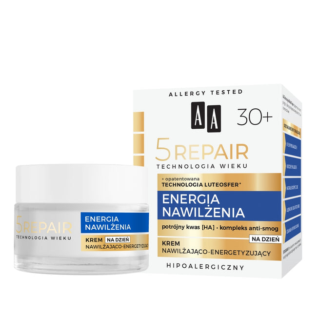AA Technologia Wieku 5Repair 30+ Energia Nawilżenia krem na dzień nawilżająco-energetyzujący 50ml