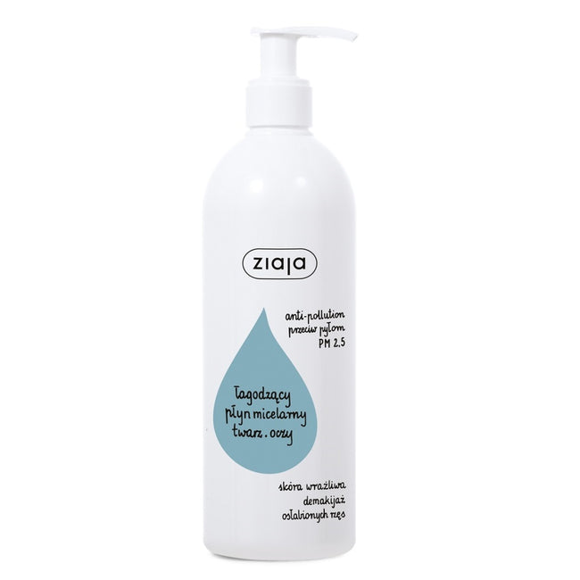 Ziaja De-makijaż łagodzący płyn micelarny do twarzy i oczu 390ml