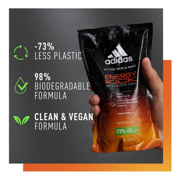 Adidas Active Skin & Mind Energy Kick żel pod prysznic dla mężczyzn refill 400ml